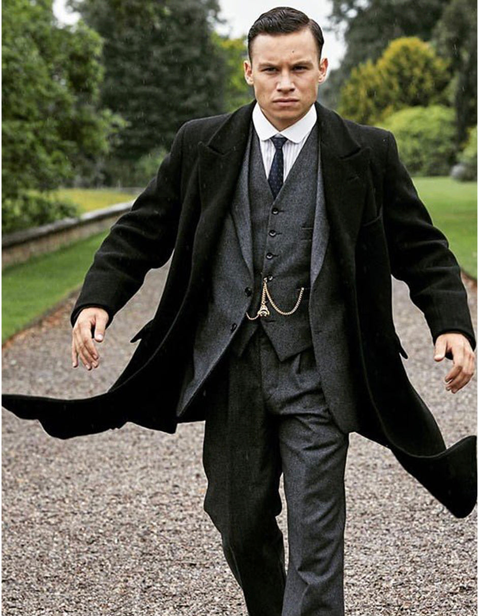 Michael Gray 3PC Suit and Overcoat Costume