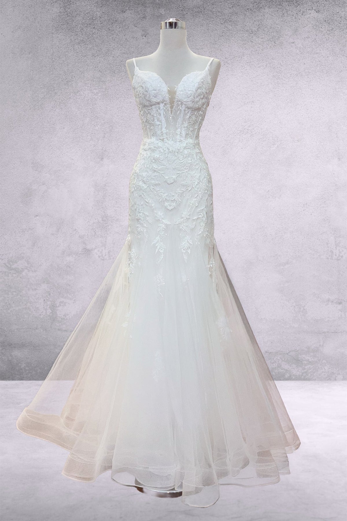Prom Dress V-Neck Beaded Mermaid Formal Gown By Amelia Couture 2120