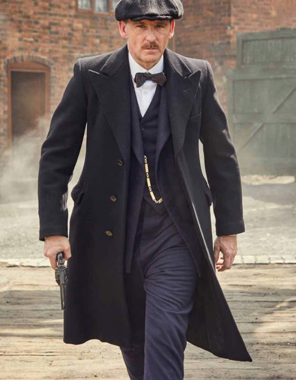 Arthur Shelby Gangster Suit with Overcoat & Hat