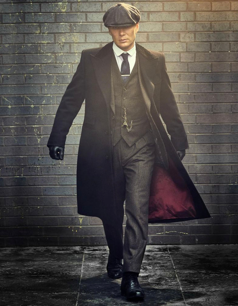 Thomas Shelby Costume Suit with Overcoat