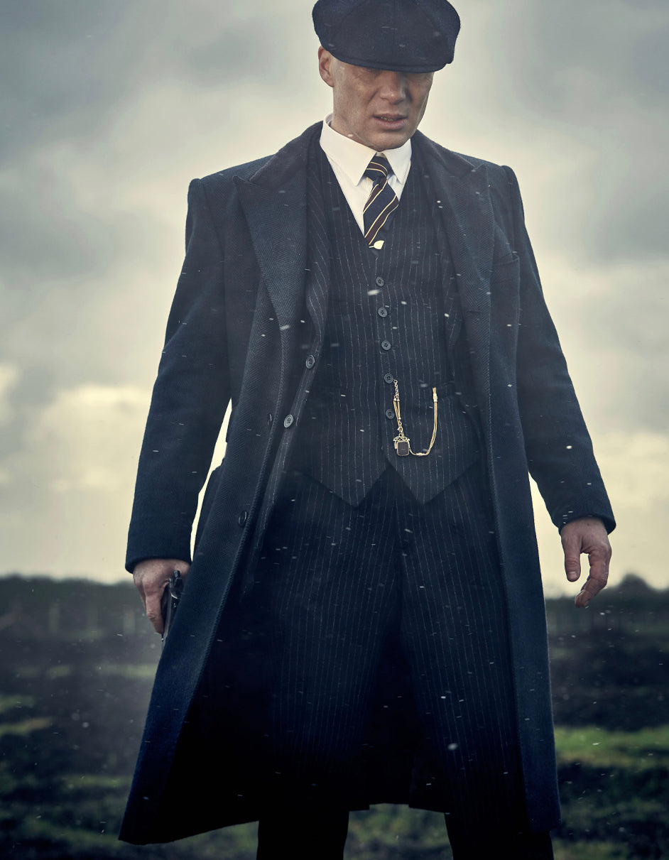 Thomas Shelby Pinstripe 1920s Gangster Suit
