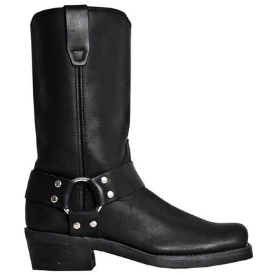 Dingo Black Womens Leather Motorcycle Boots