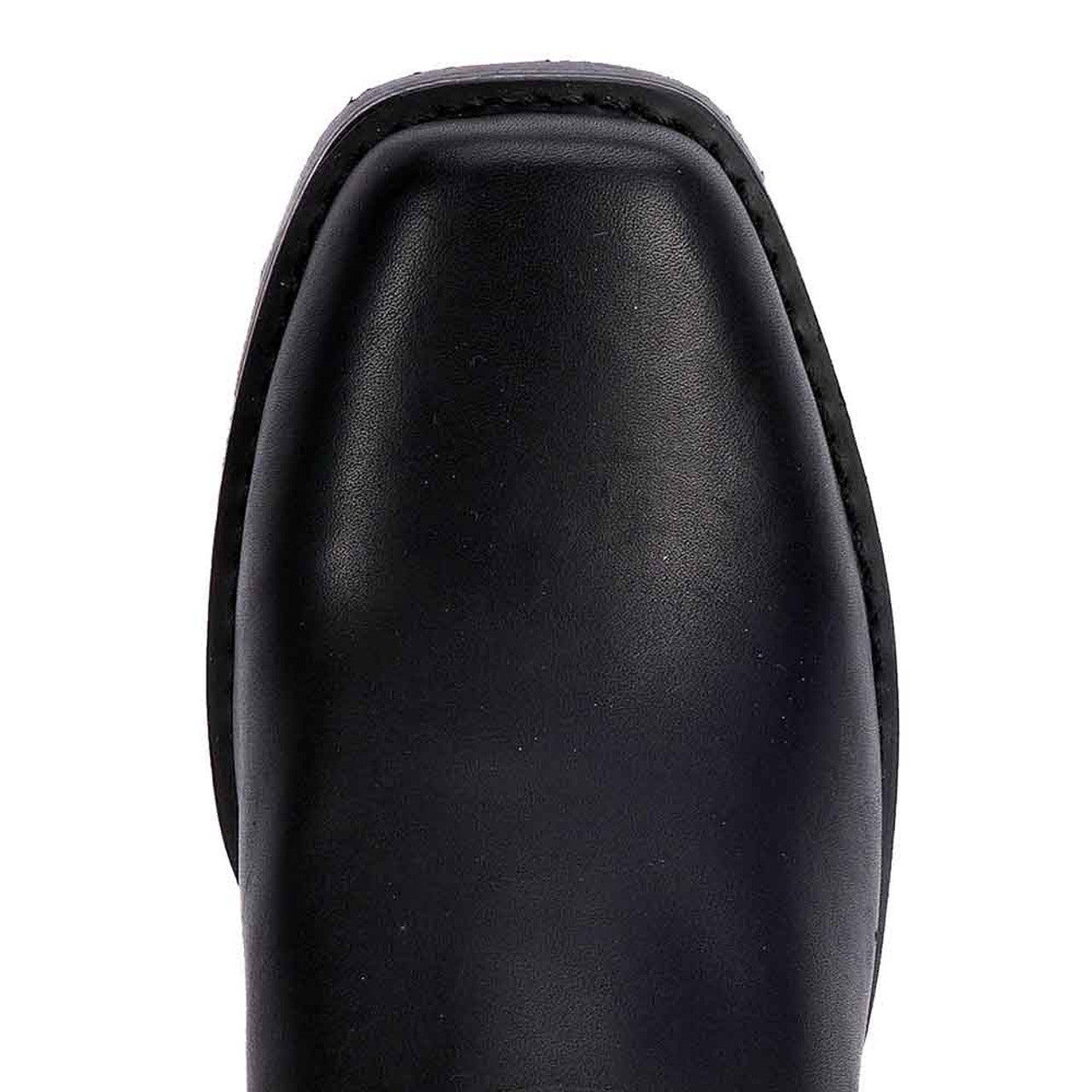 Dingo Black Harness Leather Boots for Men