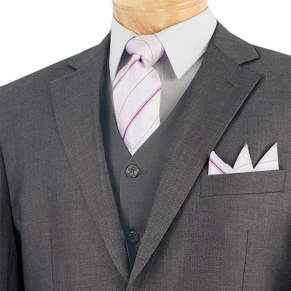 Morgan Collection 3 Piece Suit - Heather Gray