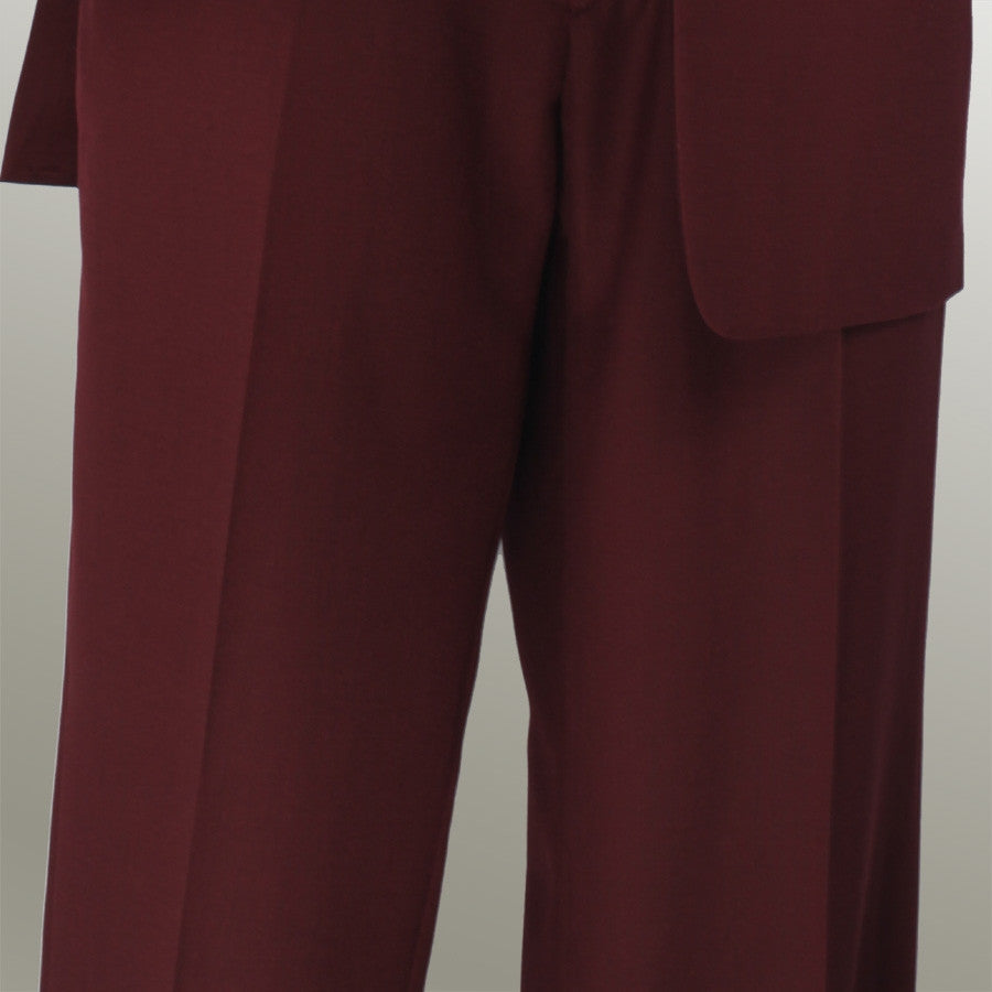 Monte Carlo Burgundy Textured Weave Suit