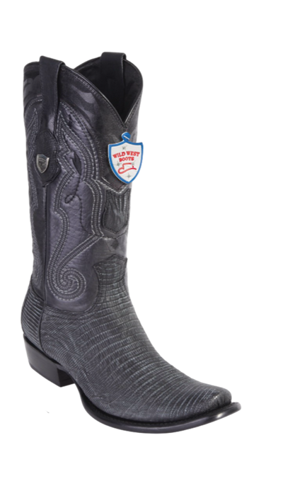 Wild West Sand Gray Armadillo Dubai Toe Boots
