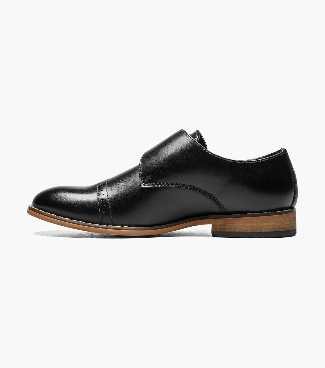 Stacy Adams Kids Desmond Cap Toe Monk Strap by Stacy Adams Shoes