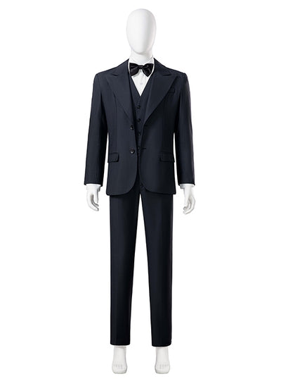 Black Suit Cosplay Costume for Men β Halloween Outfit Without Shoes
