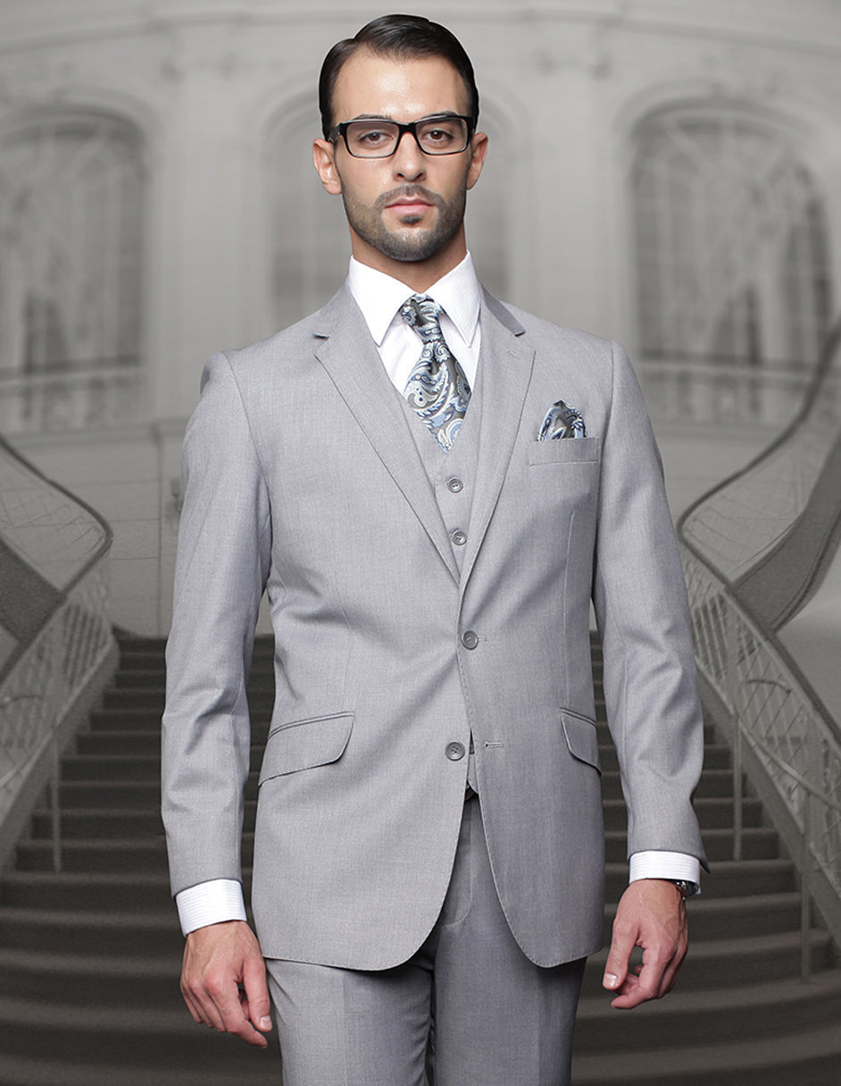 Classic Fit 2 Button Suit - Big & Tall Grey