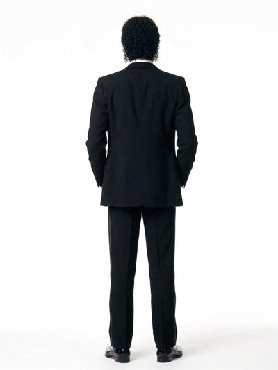 Menβs Black Tuxedo Blazer Michael Jackson Award Ceremony Vintage Jacket β Classic Formal, Elegant Party Dinner Jacket