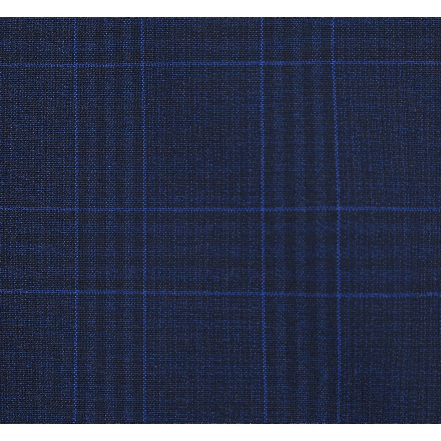 Men's Checked Classic Fit Suit by Renoir