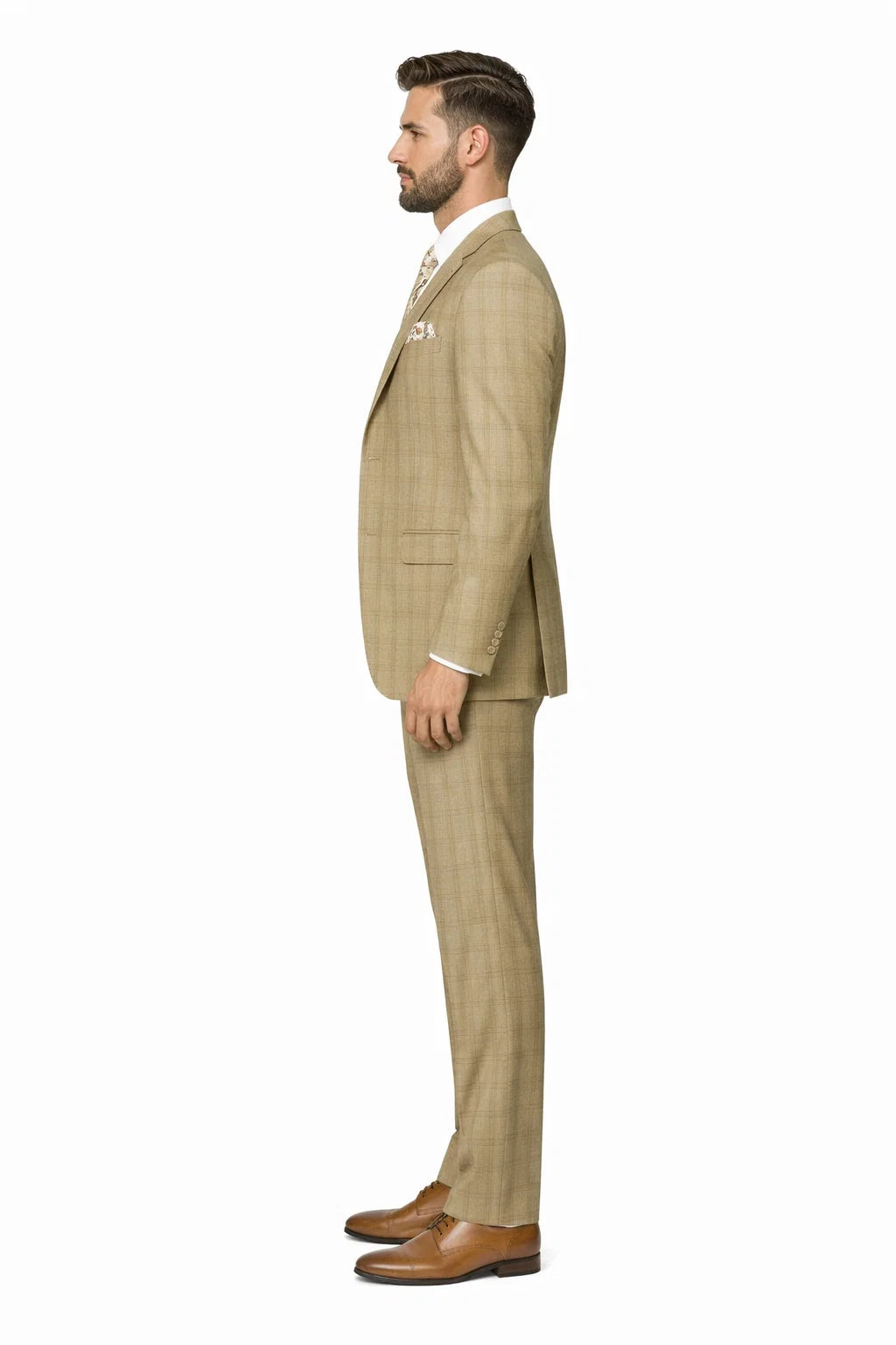 1920s Vintage Suits Patterns Checkered Suit