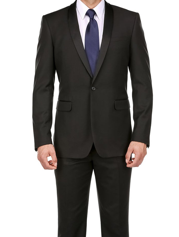 Slim Fit Shawl Lapel Tuxedo Suit