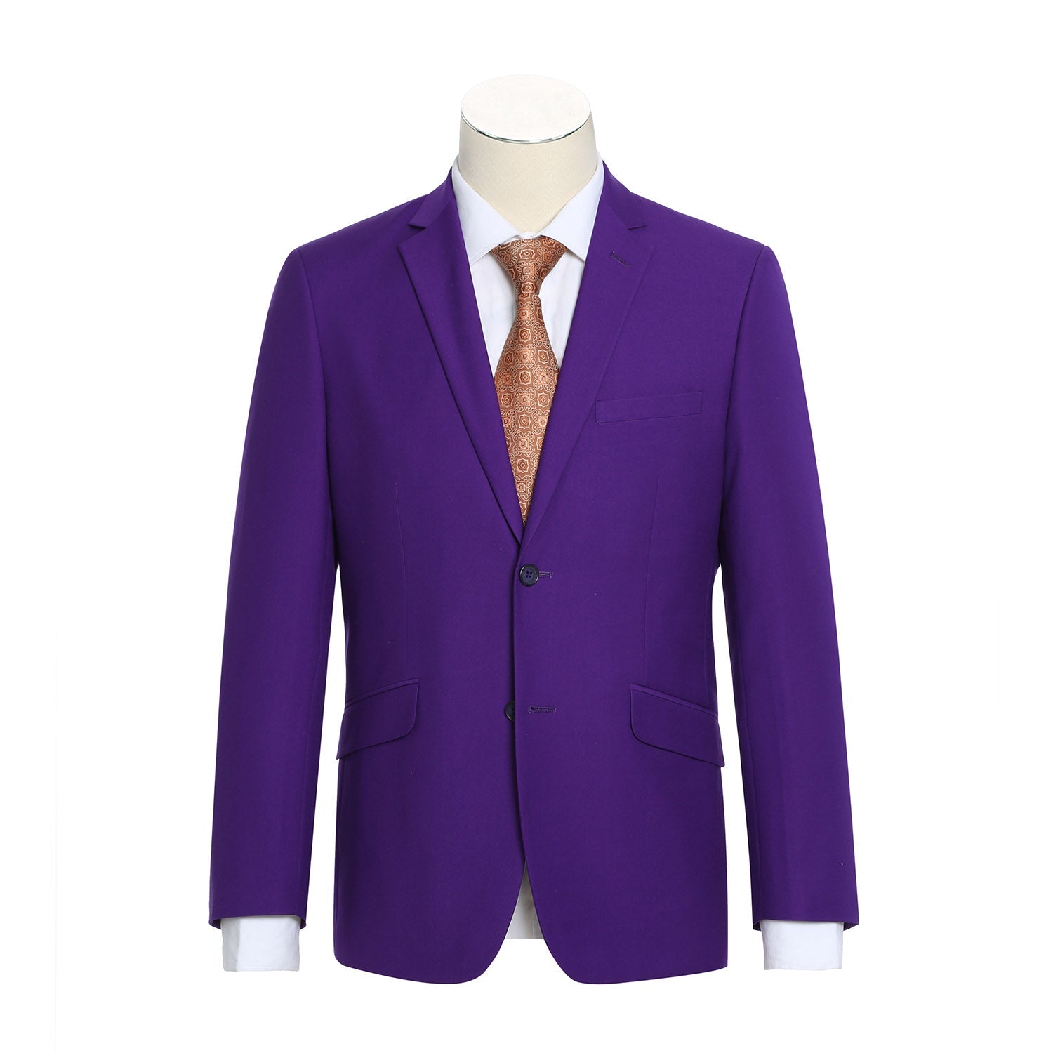 Men's 2-Piece Slim Fit Suit - Notch Lapel
