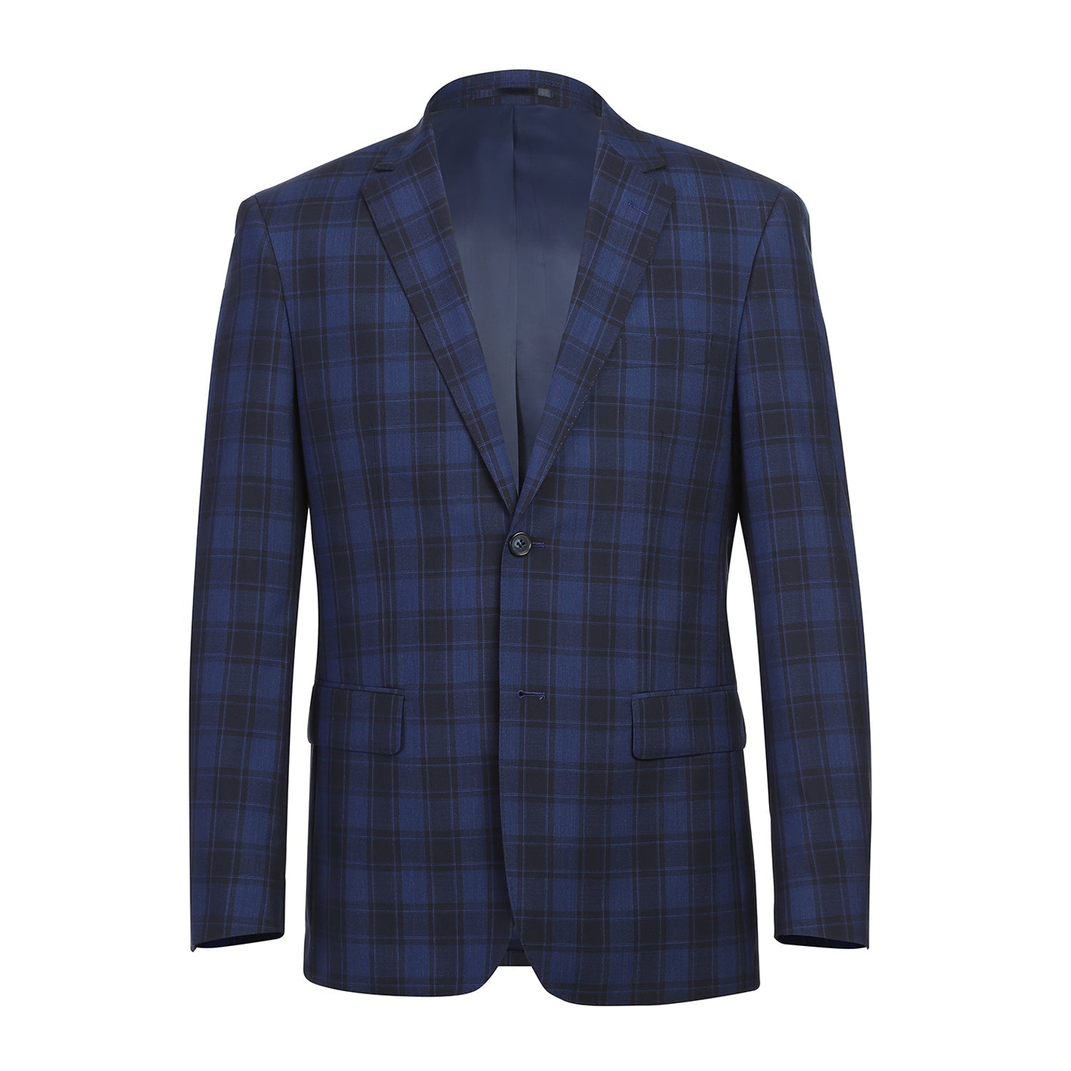 566-1 Men's Slim Wool Suit by Renoir