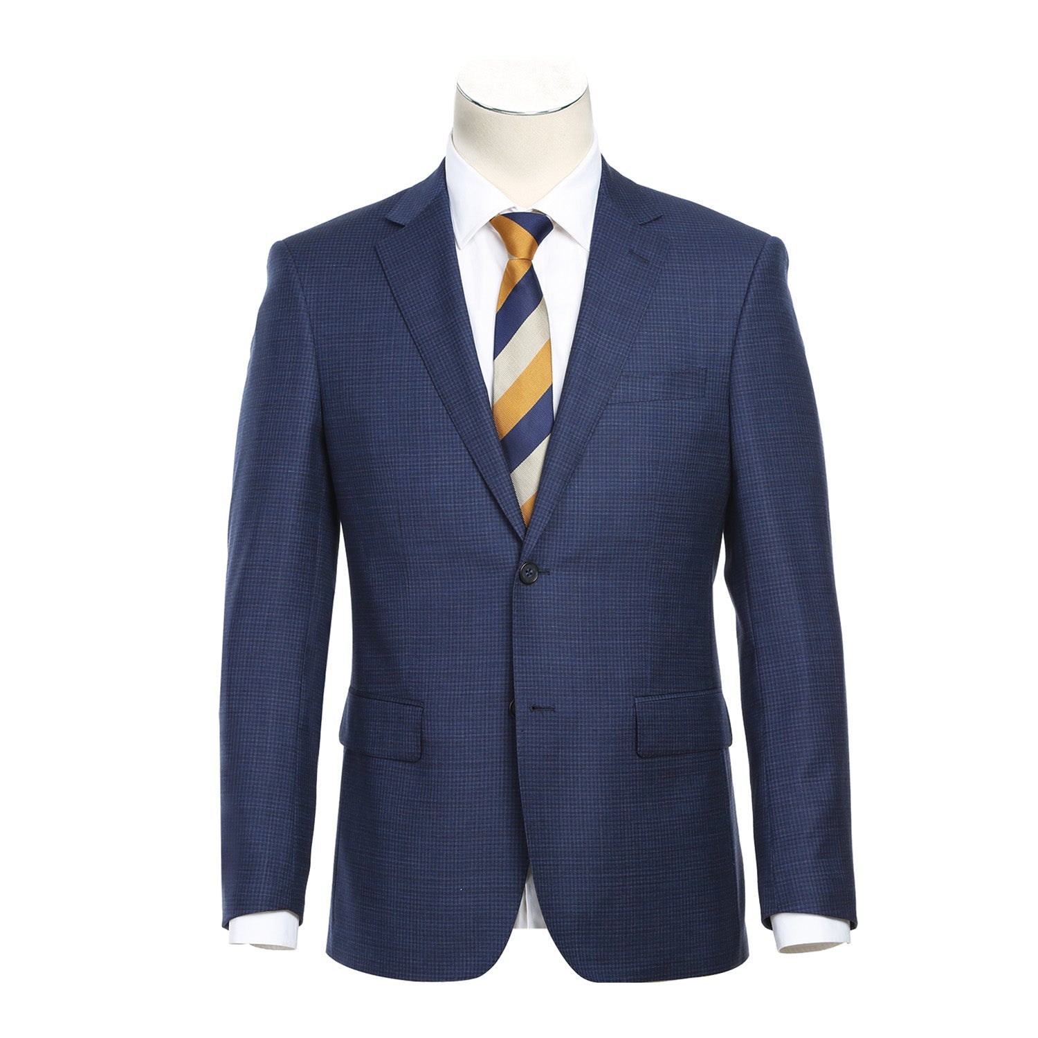 Men's Slim Fit Wool Suit by Renoir