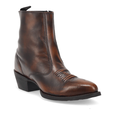 Laredo Fletcher Men's Leather Boots with Zipper