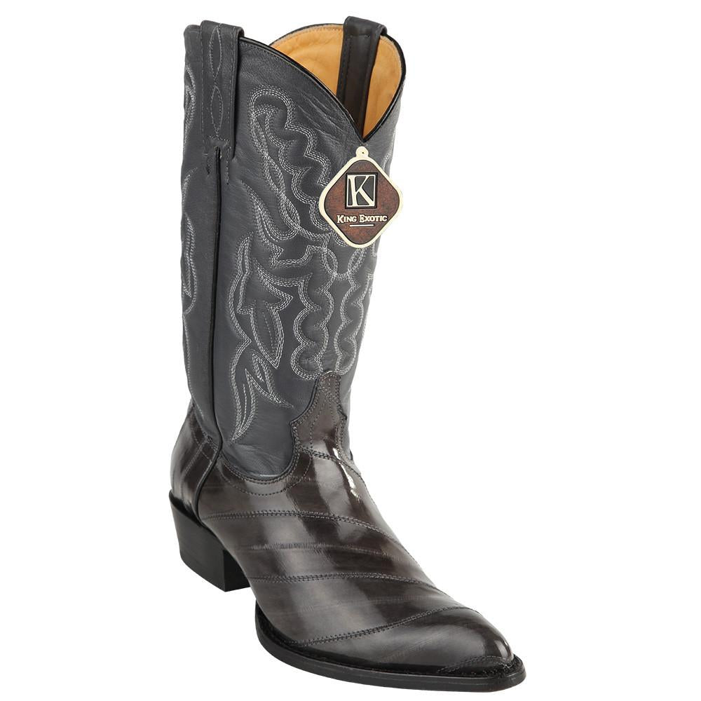 King Exotic Eel Cowboy Boots J Toe