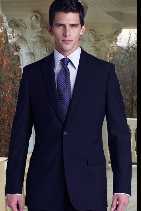 2 BUTTON SOLID COLOR CHARCOAL GRAY Men's SUIT Side VENT BACK JACKET STYLE WITH 1 -  PLEATED PANTS