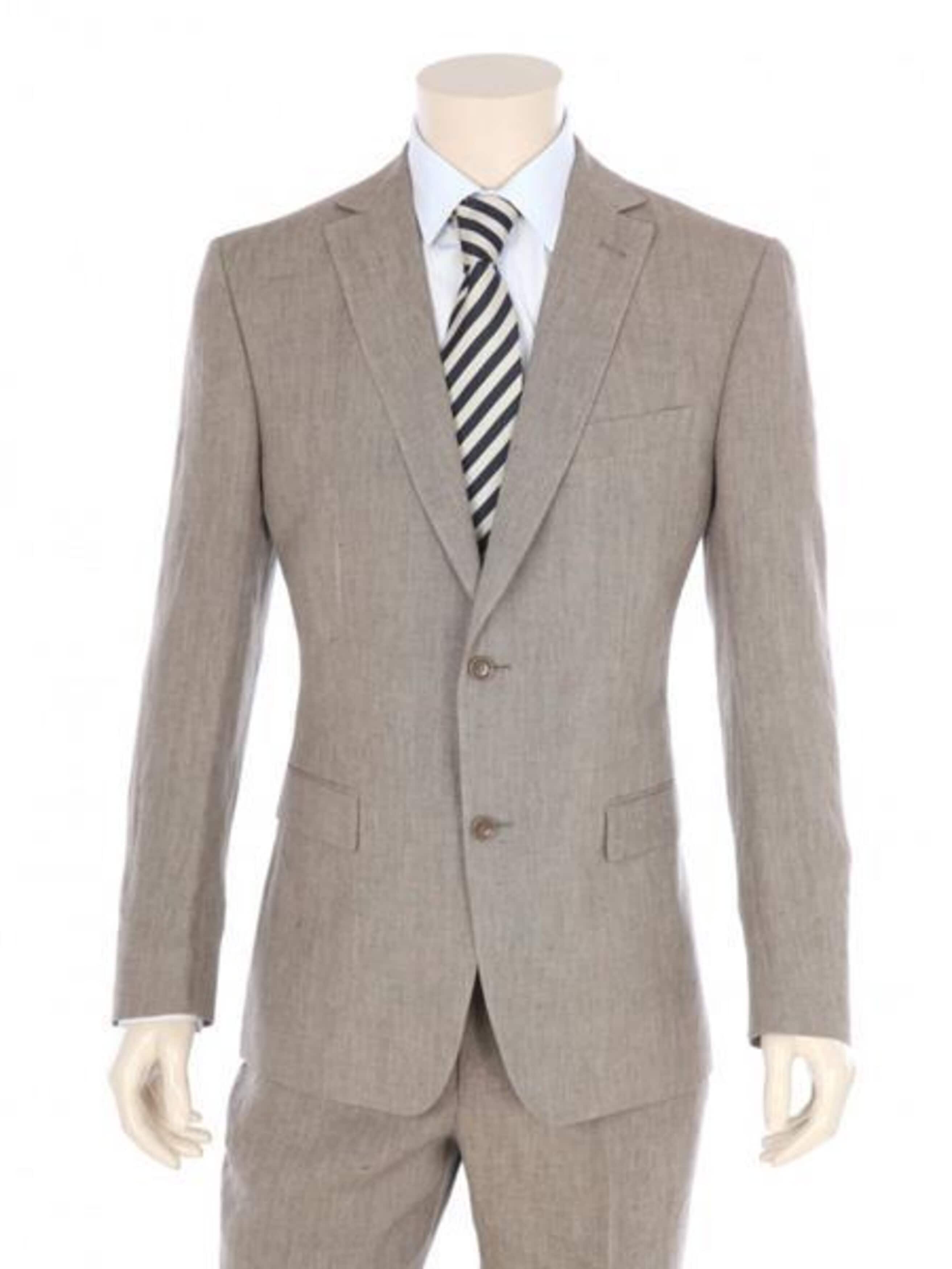 Linen Suit - Tan Summer Menswear for Beach Events