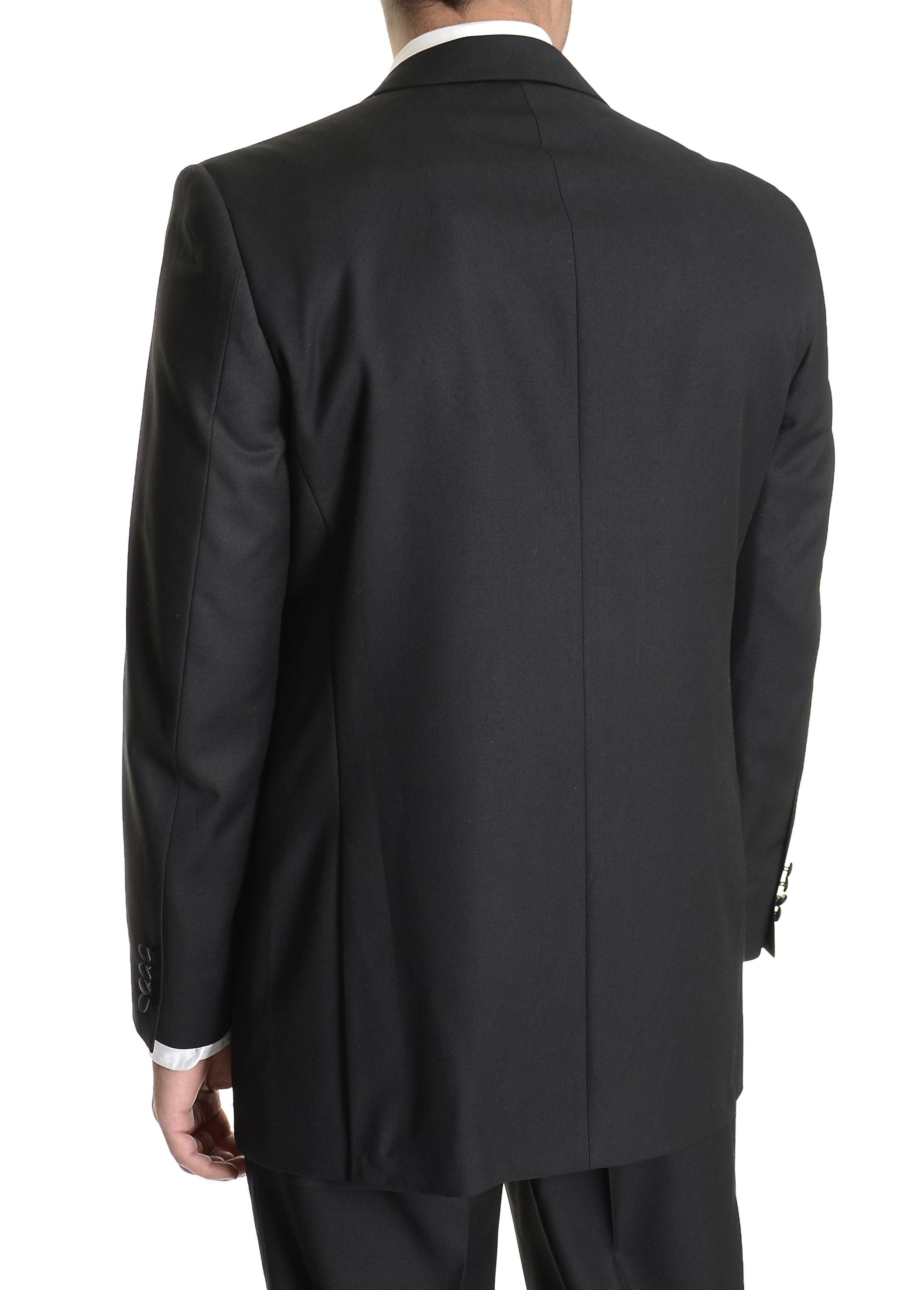 Classic Black Regular Fit Tuxedo by Rossiman