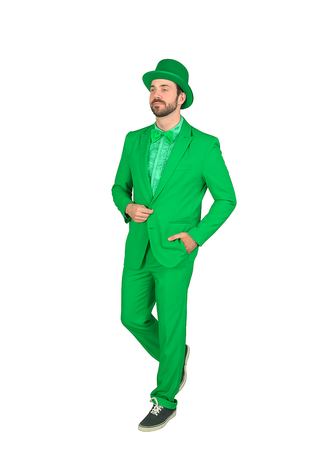 Green Party Suit with Matching Hat