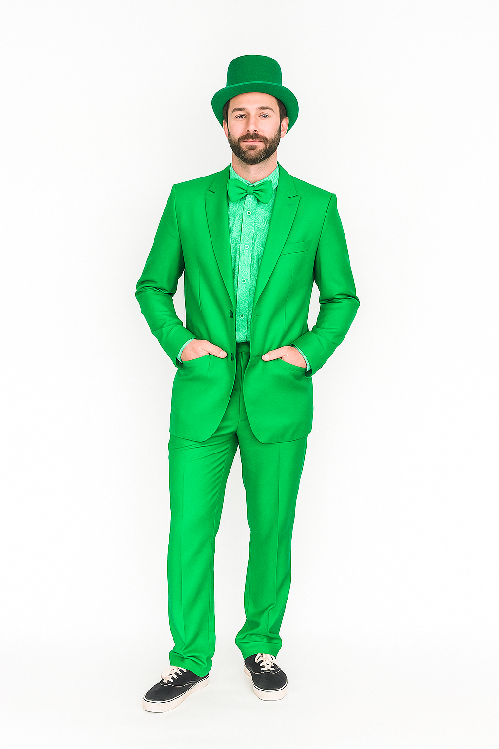 Green Party Suit with Matching Hat