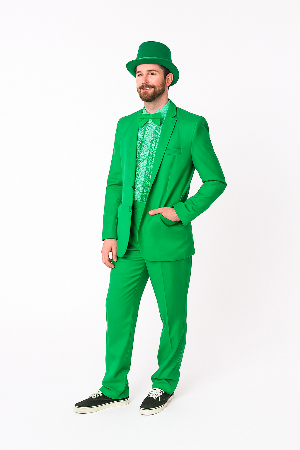 Green Party Suit with Matching Hat