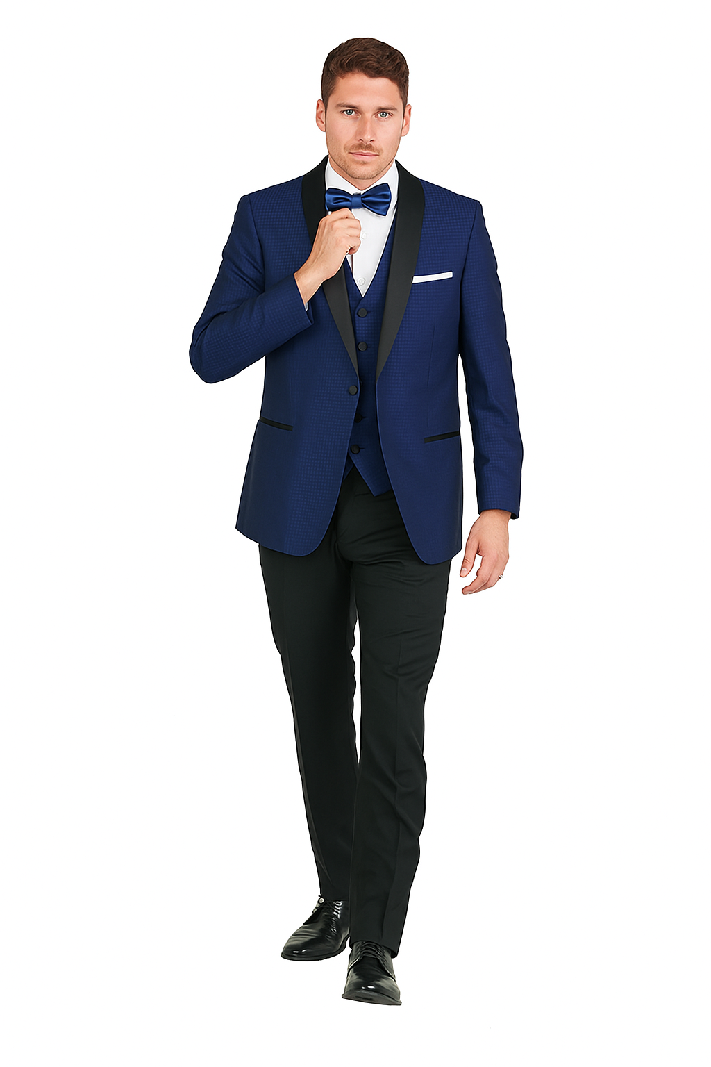 Arlan French-Blue One-Button Tuxedo