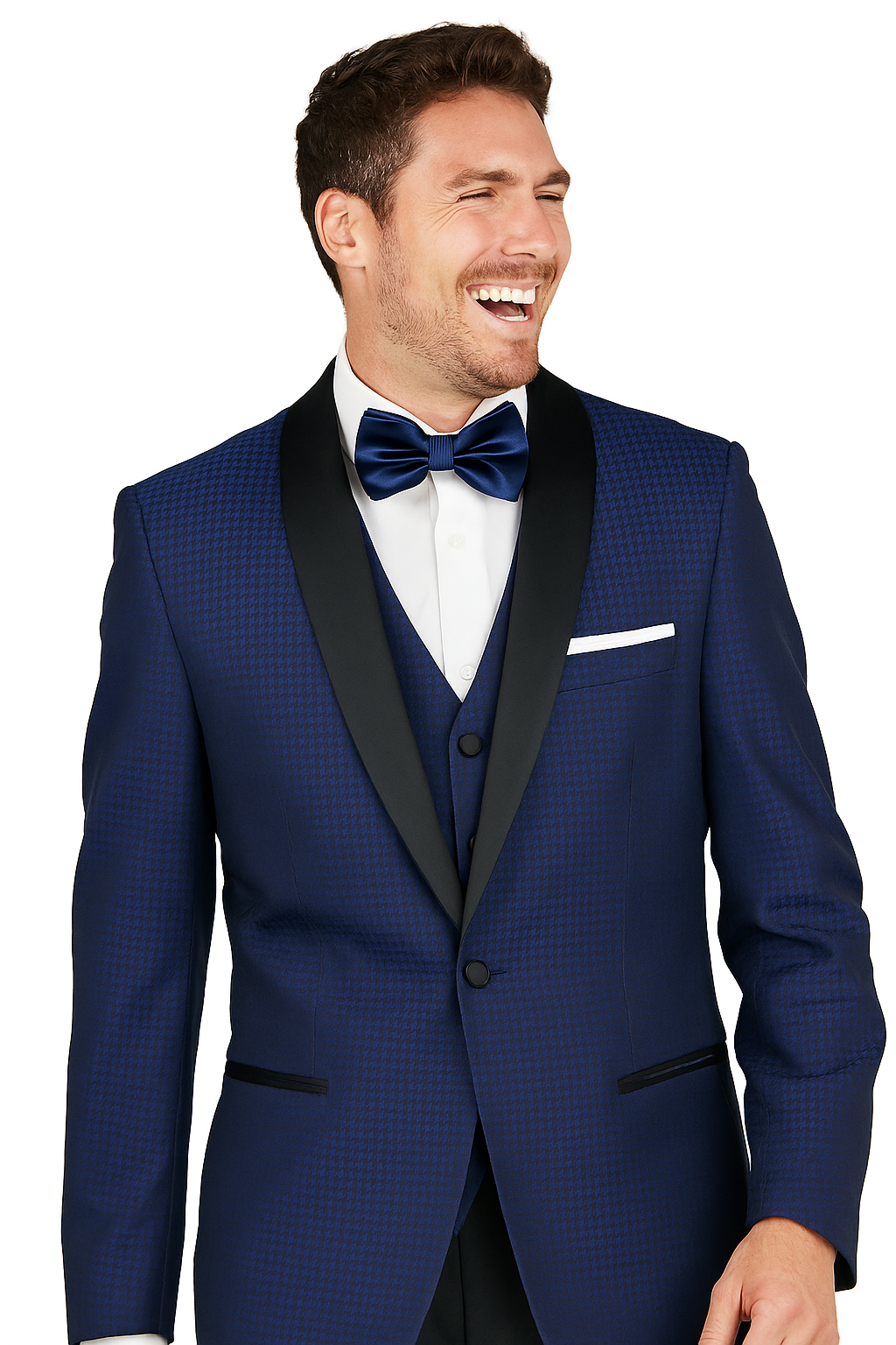 Arlan French-Blue One-Button Tuxedo