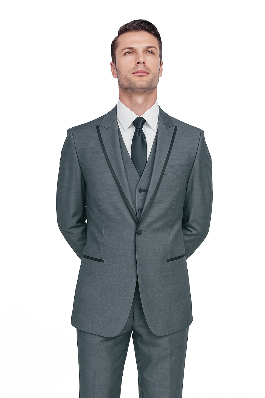 Oscar Sharkskin Tuxedo by Giorgio Fiorelli