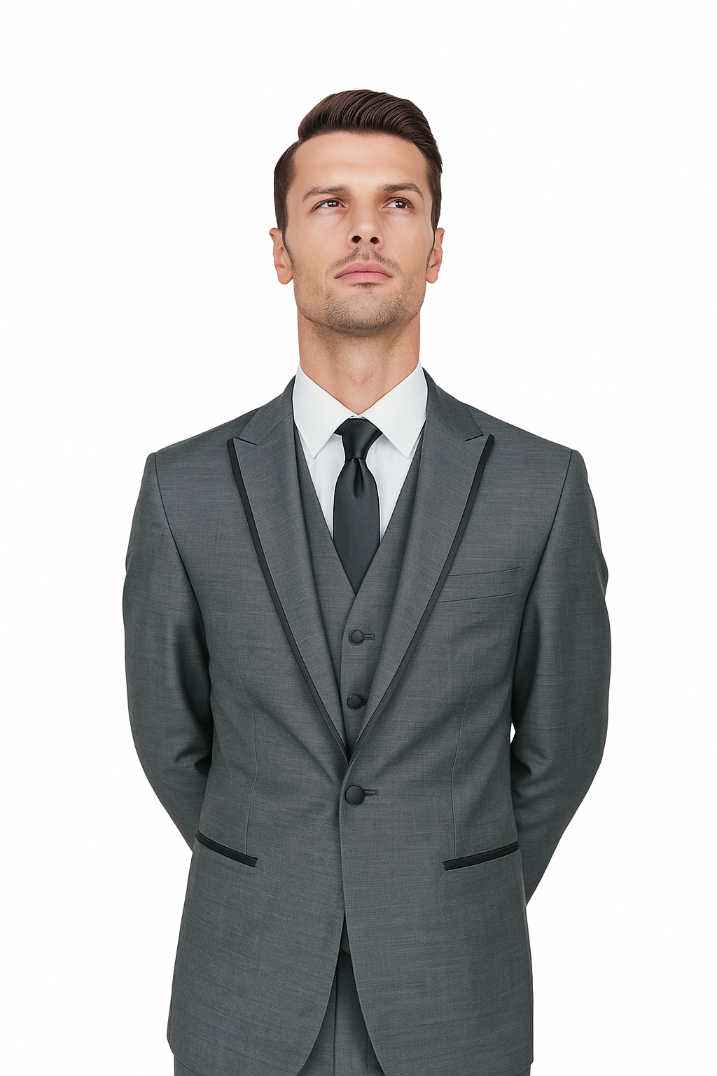 Oscar Sharkskin Tuxedo by Giorgio Fiorelli