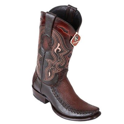 Men's King Exotic Sharkskin Boots With Deer Dubai Toe Handcrafted Faded Brown (479F0916) Men's King Exotic Sharkskin Boots With Deer Dubai Toe Handcrafted Faded Brown (479F0916)