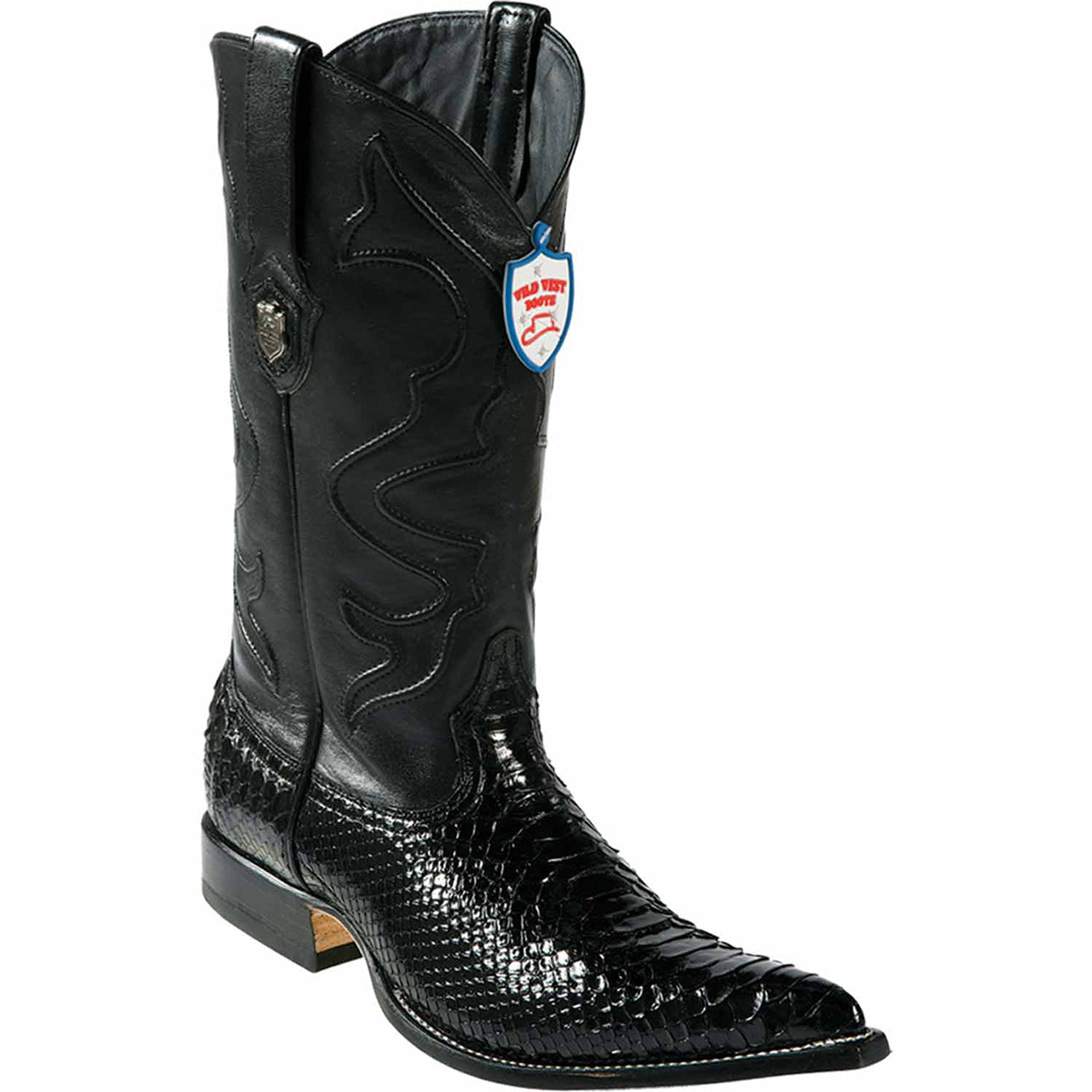 Pointy Snake Skin Boots by Wild West Boots