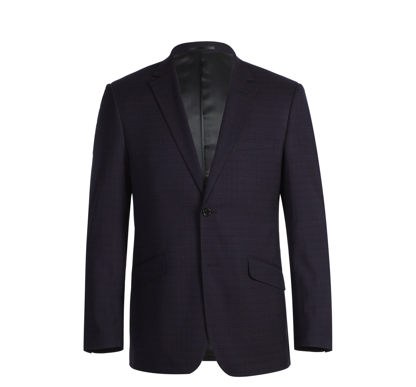 Classic Fit Single Breasted Micro Check Suit