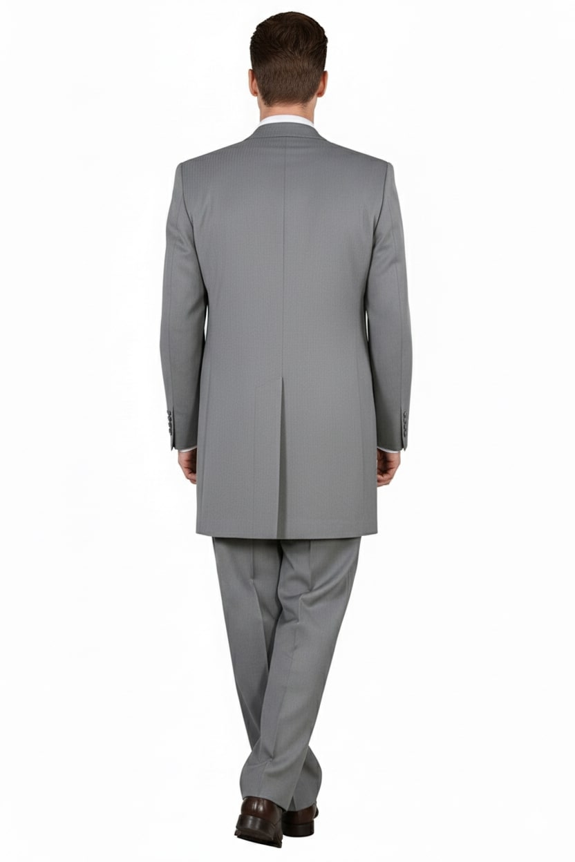 Light Gray 3-Piece Zoot Suit for Men