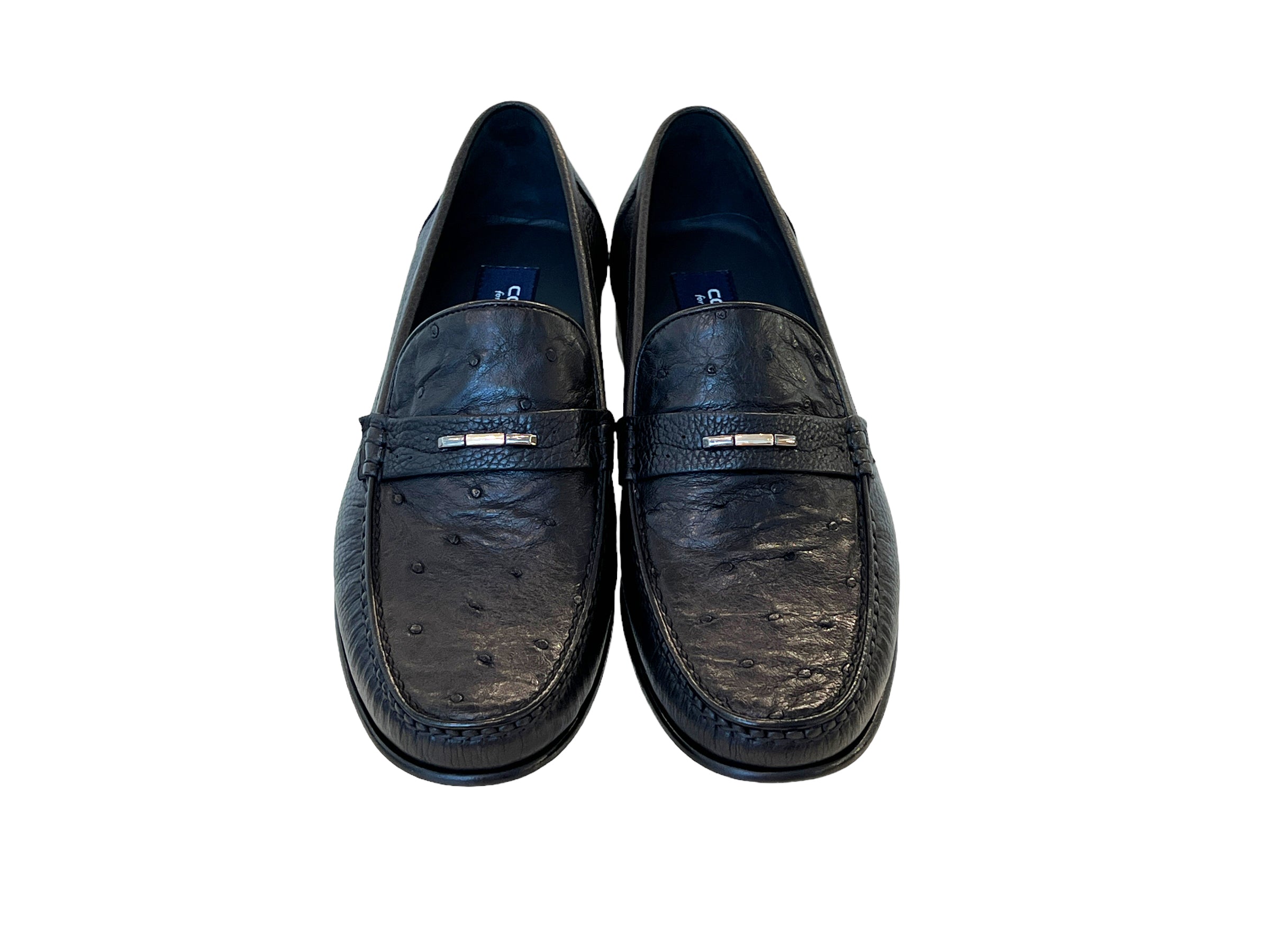 C001405-3898Ost- Genuine Ostrich- Black