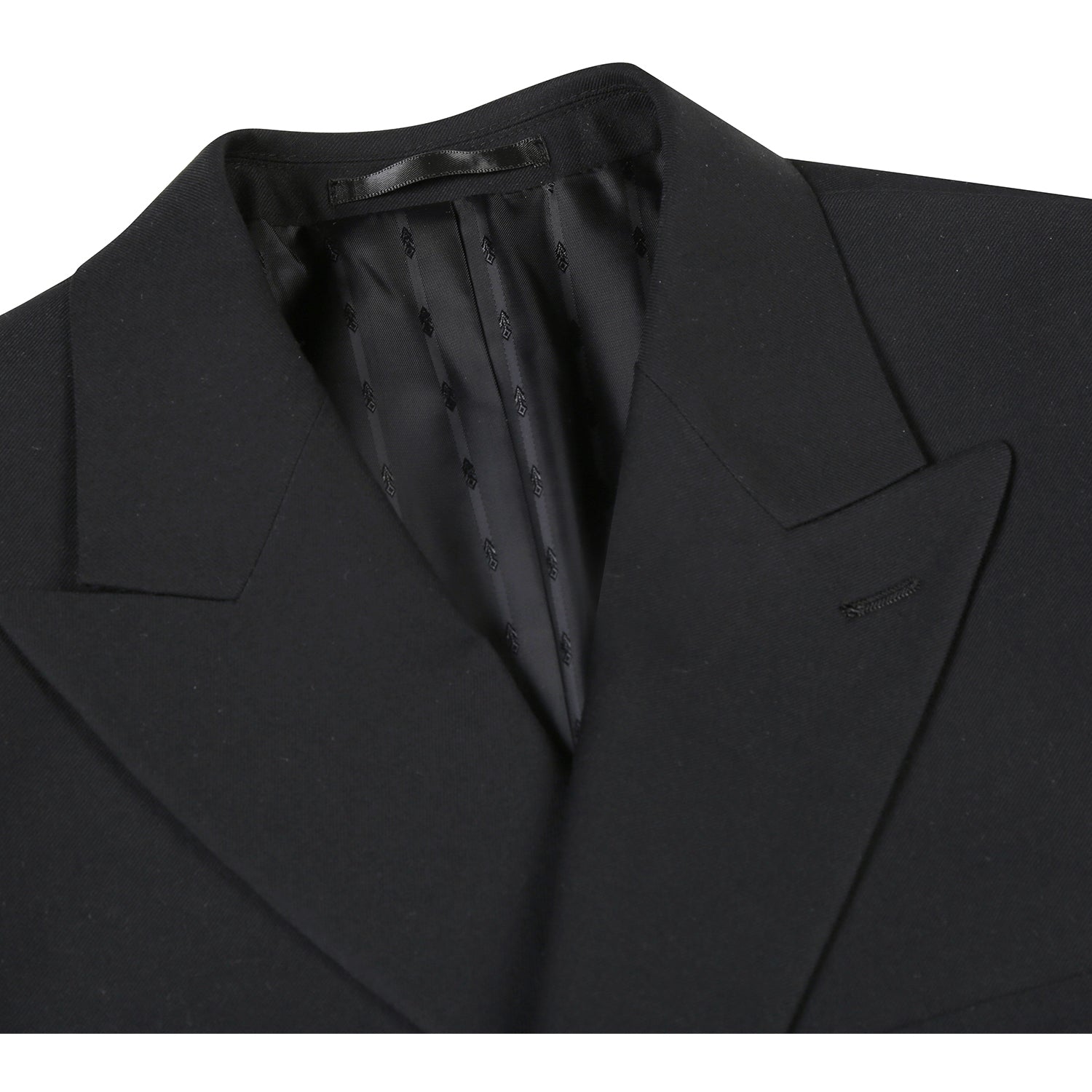 Men's Double-Breasted Peak Lapel Slim Suit