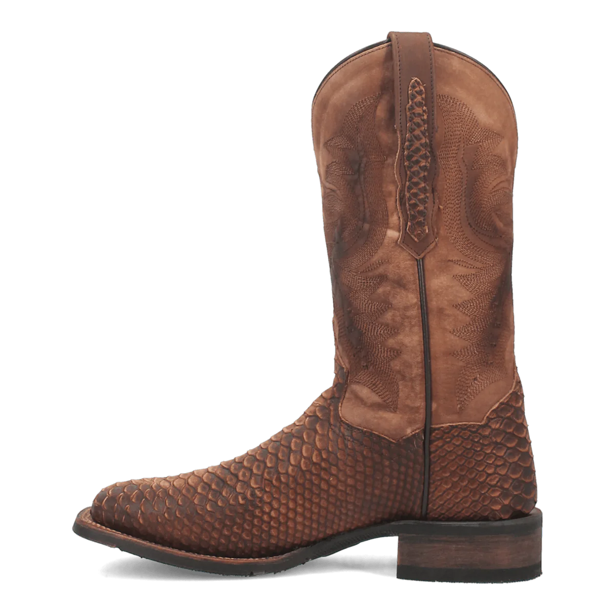 Dan Post Men's KA Python Print Square Toe Boots