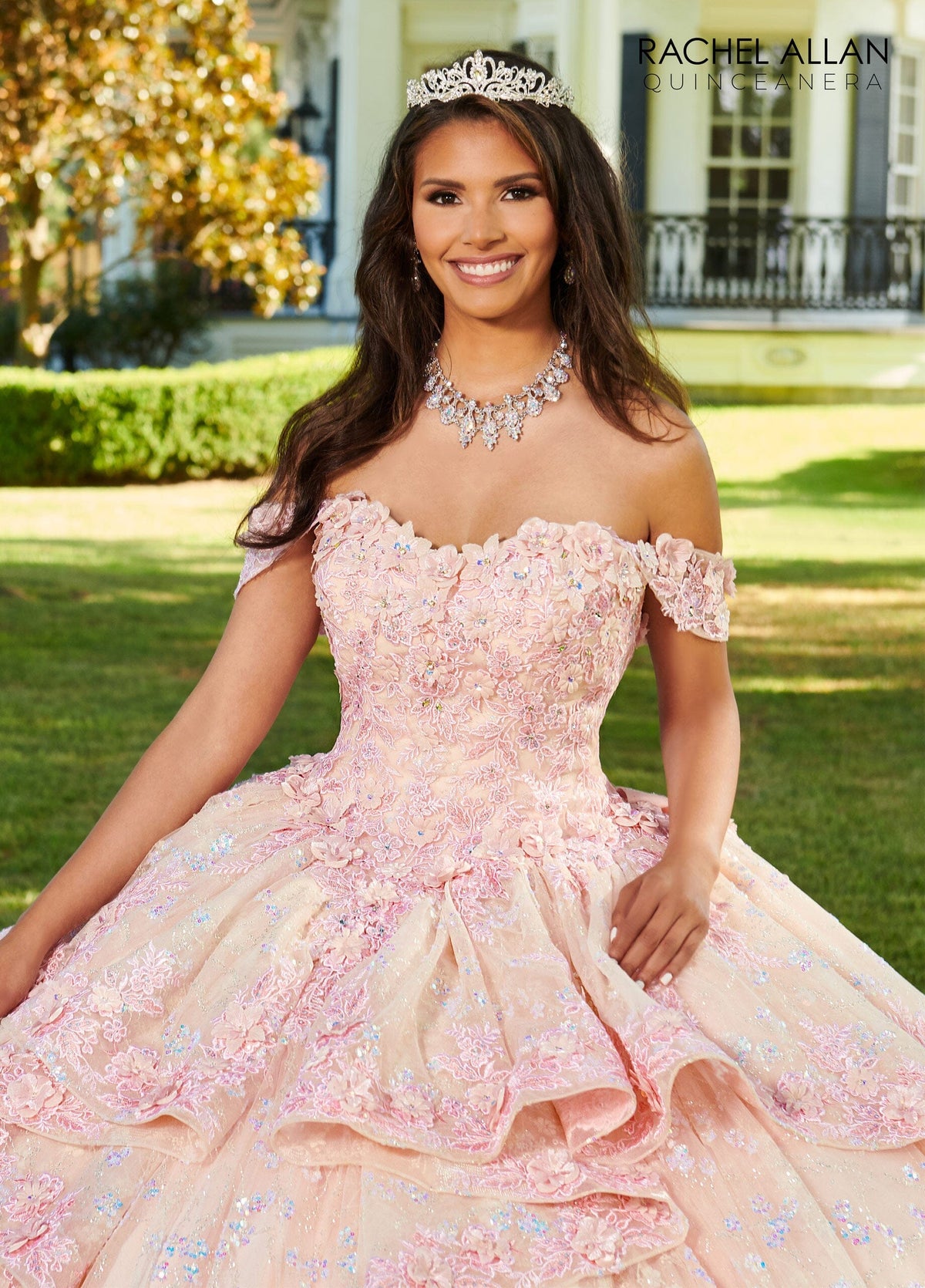 Rachel Allan RQ3100 3D Floral Sweetheart Quinceanera Dress