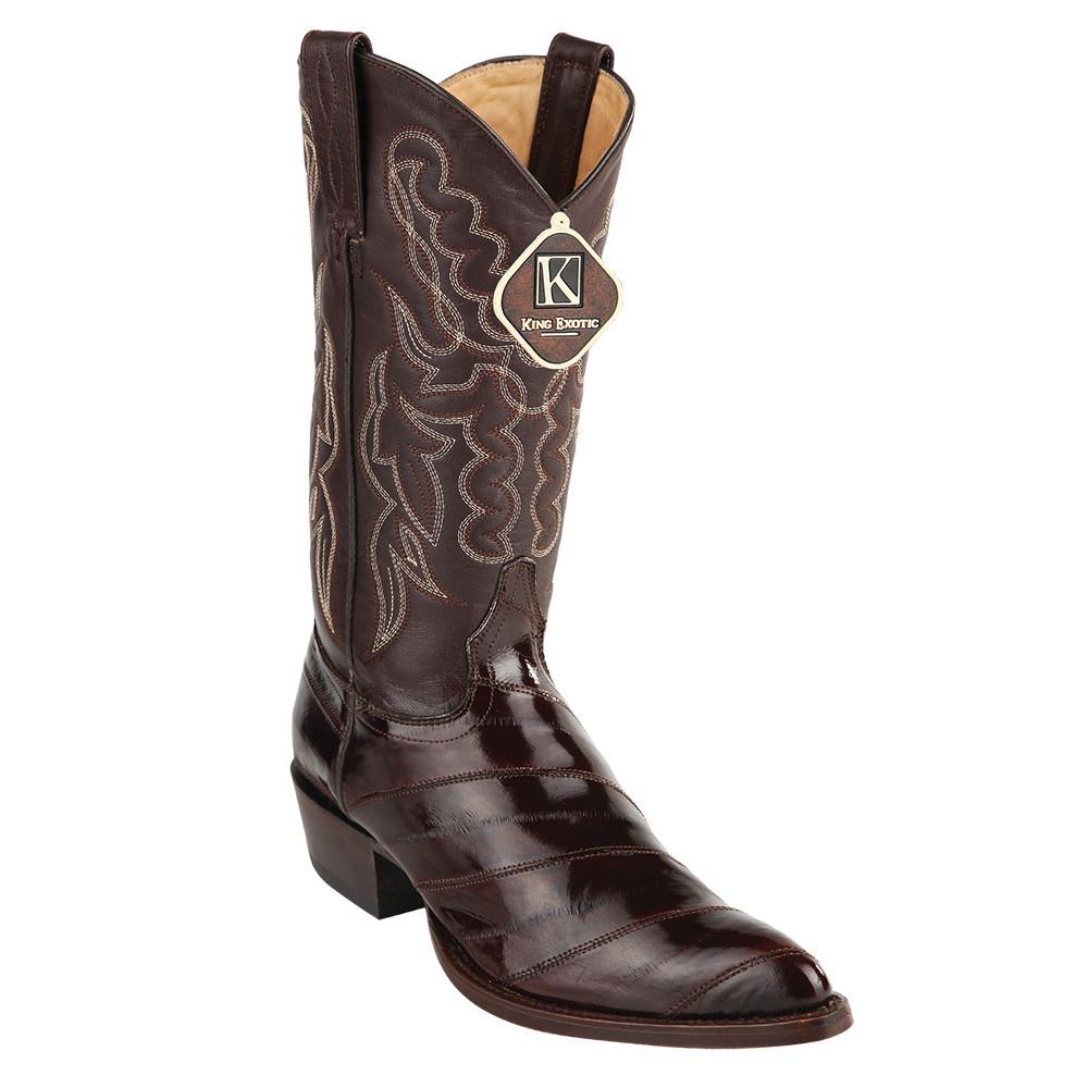 King Exotic Eel Cowboy Boots J Toe