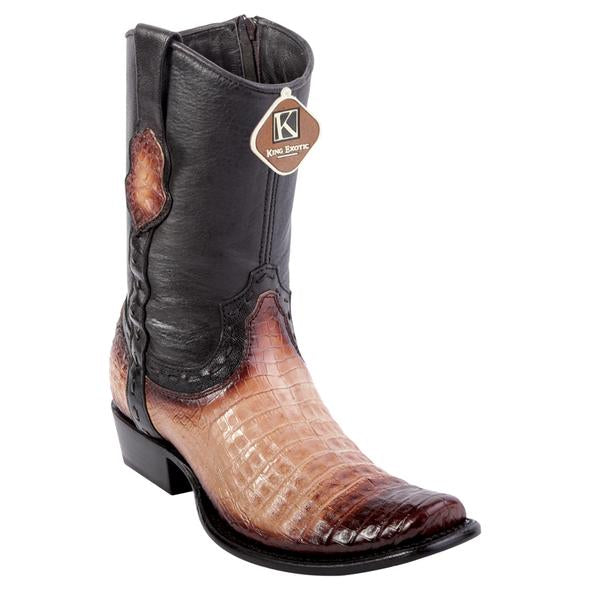 Handcrafted Caiman Belly Boots With Zipper