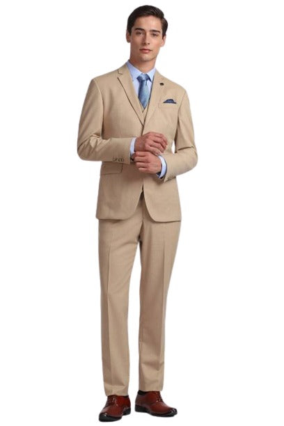 Men's & Boy's Sizes Amazing Kids Sizes Linen Tan ~ Beige 2 Button Wedding Suit Perfect for toddler Suit wedding attire outfits - Mens Linen Suit