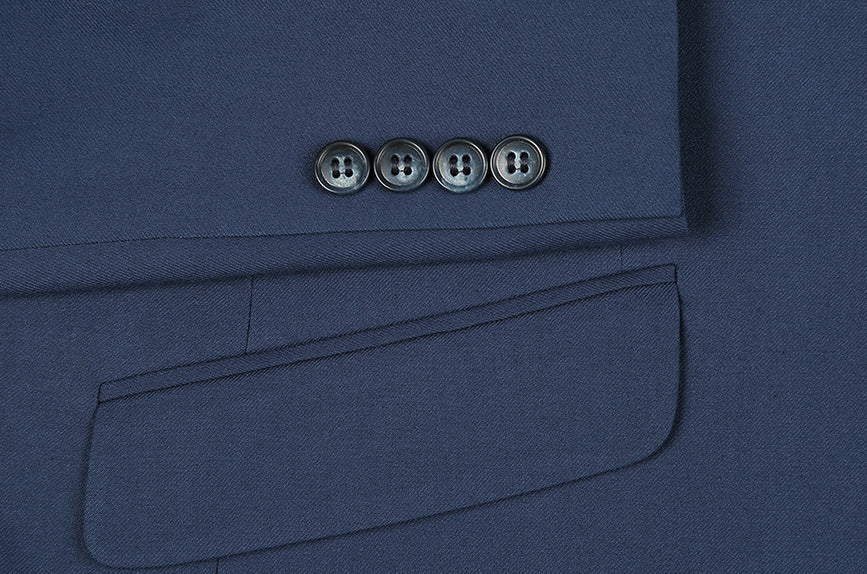 Performance Stretch Slim Fit Suit in Blue