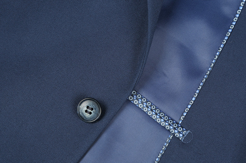 Performance Stretch Slim Fit Suit in Blue