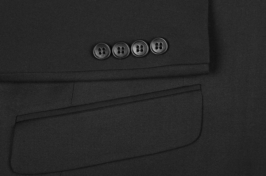 Performance Stretch Slim Fit Suit - Black