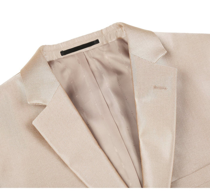 Slim Fit Two Button Suit with Optional Vest