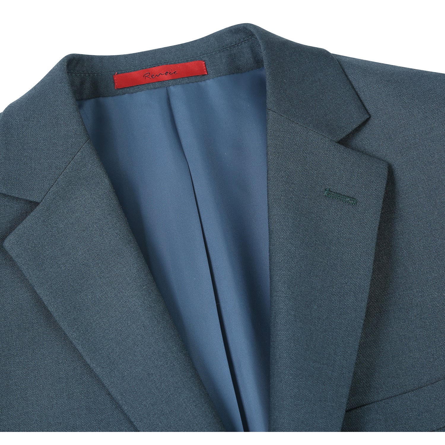 Men's Slim Fit 2-Piece Notch Lapel Suit by Renoir