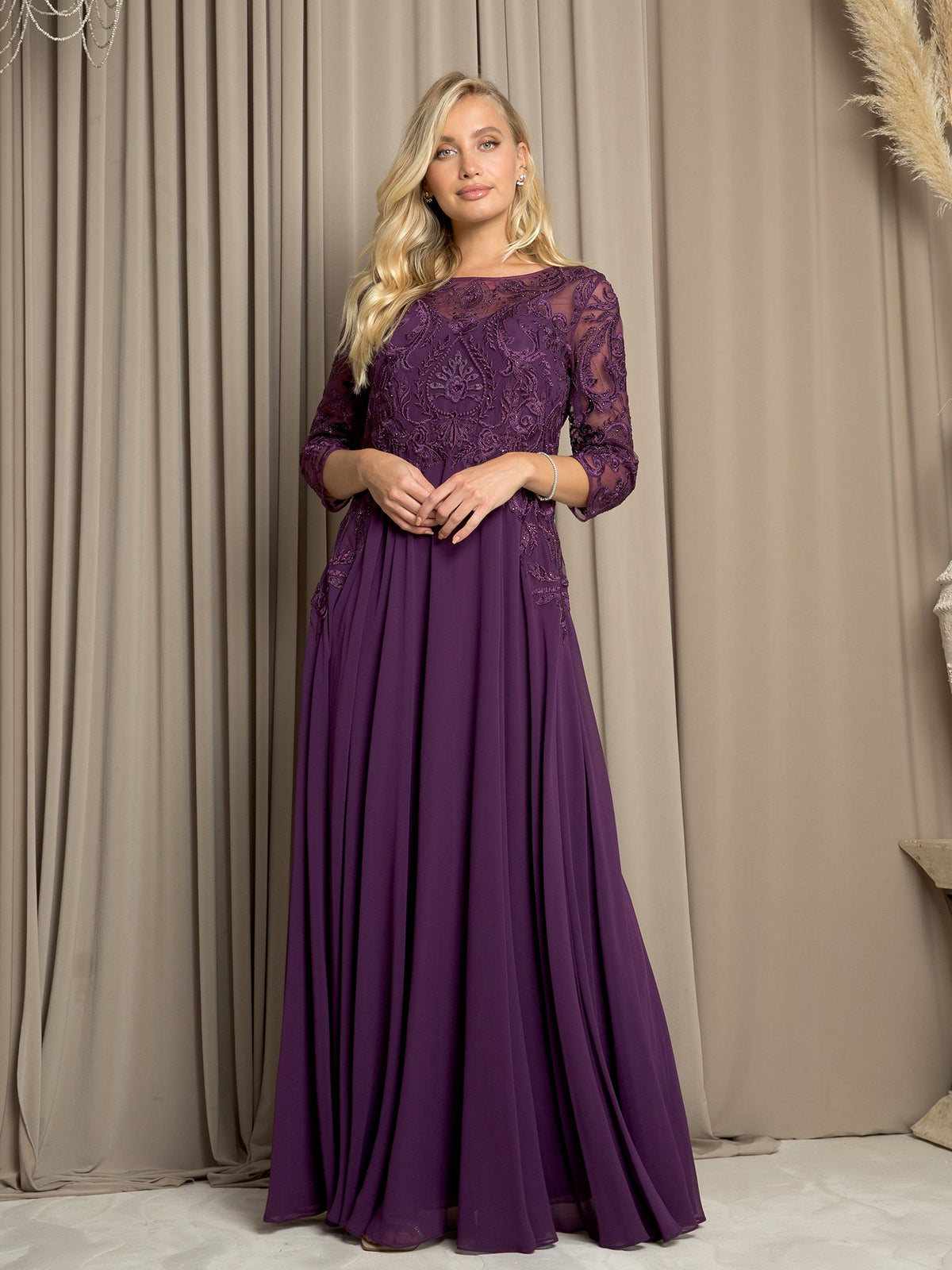 Eva USA 5248 Long Formal Mother of the Bride Dress