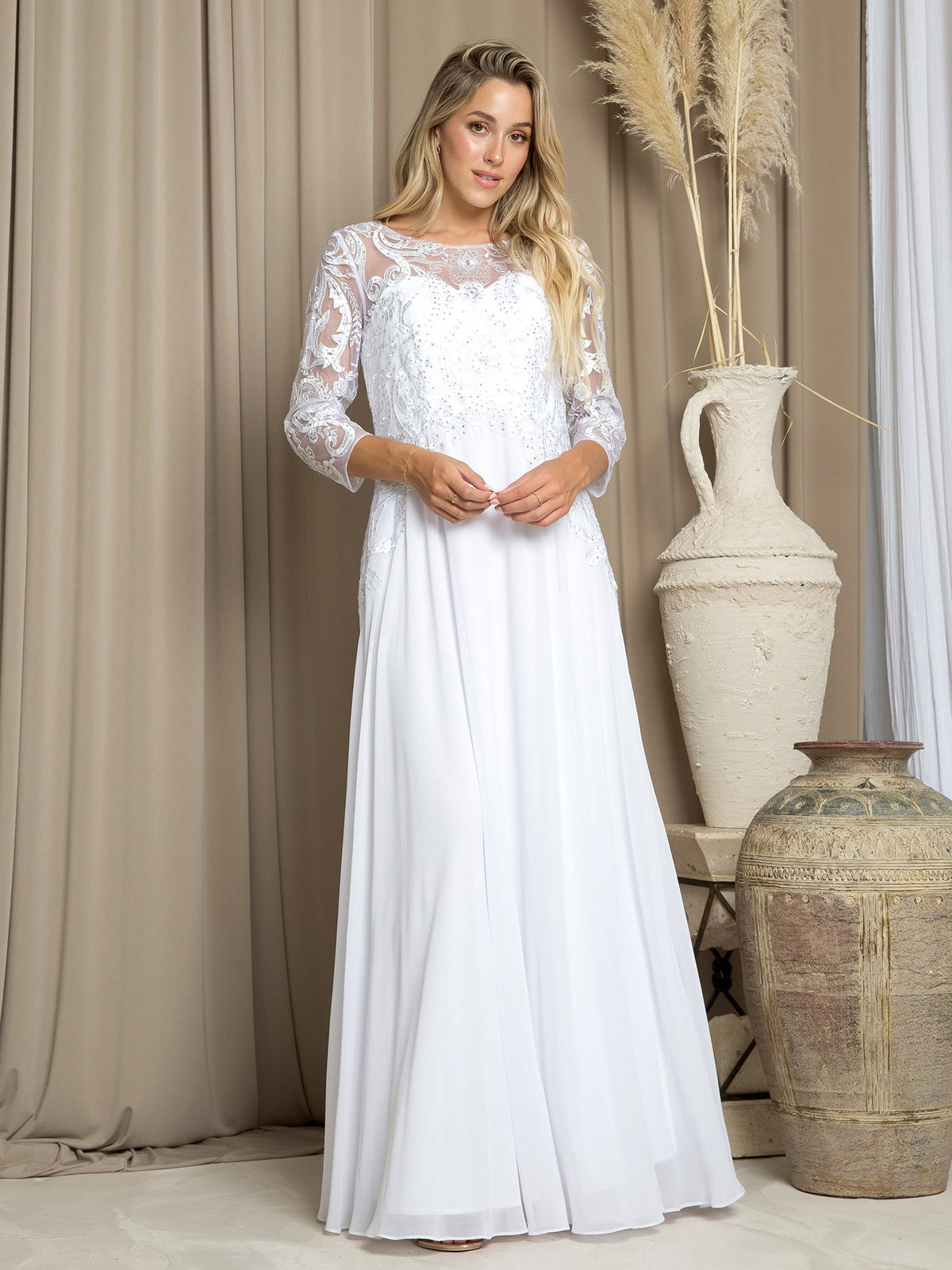 Eva USA 5248 Long Formal Mother of the Bride Dress